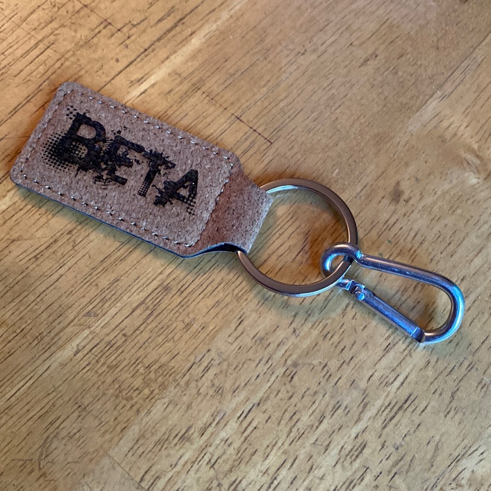 “BETA” keychain in great condition